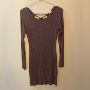 Bodycon long sleeve dress, size small, Garage